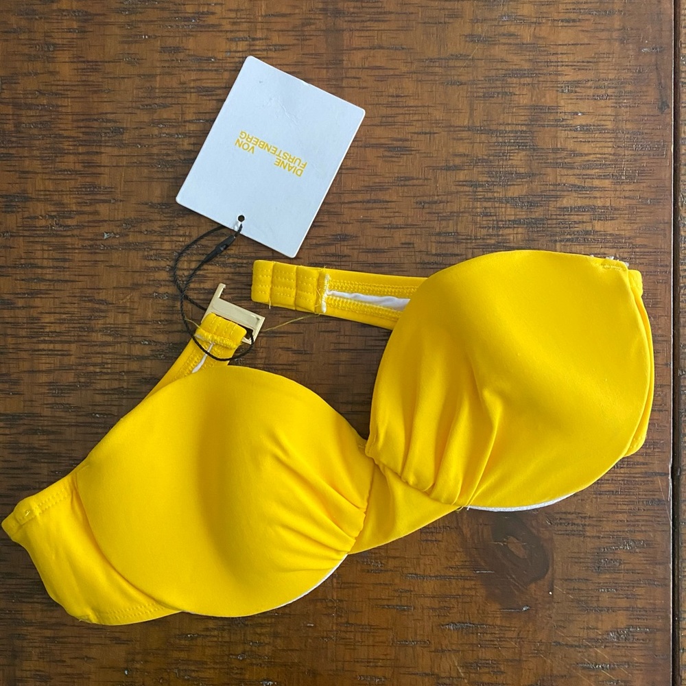 DVF yellow bikini top - Picture 2 of 6